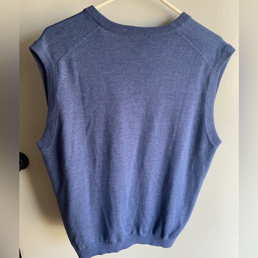 “345” BROOKS BROTHERS Mens Sweater Vest Size L 100% Supima Cotton - Picture 6 of 12